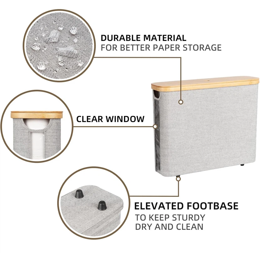 StorageWorks Toilet Paper Storage Basket - photo 5