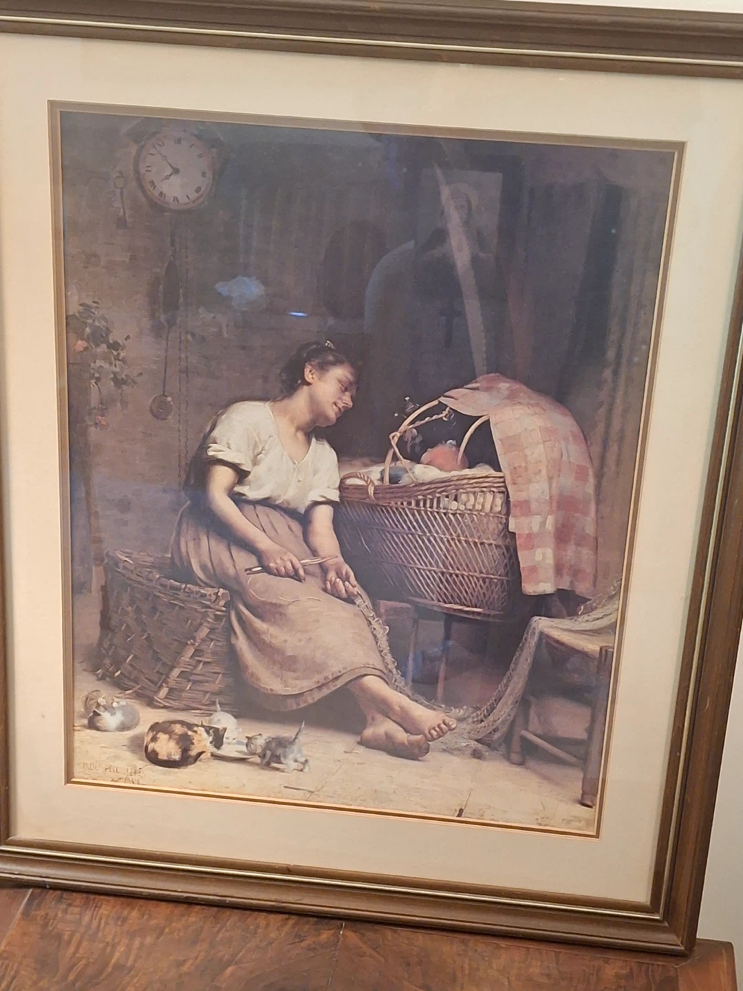Paul Peel - Mother Love framed print
