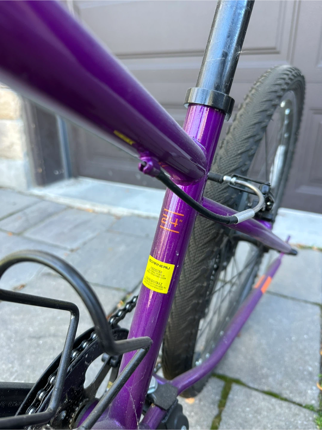 Garneau 24-inch purple bicycle - photo 4