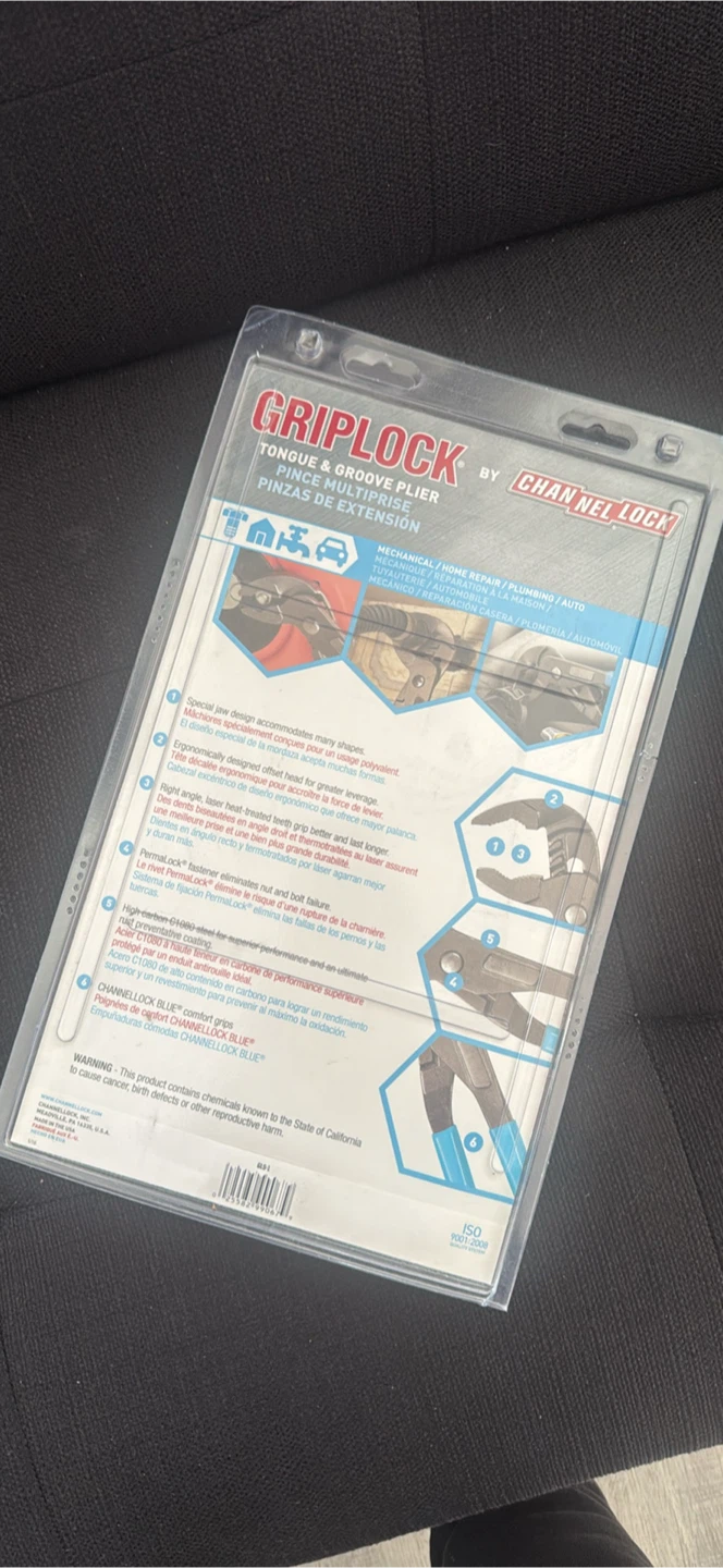 Channellock Griplock Tongue & Groove Pliers Set - photo 2