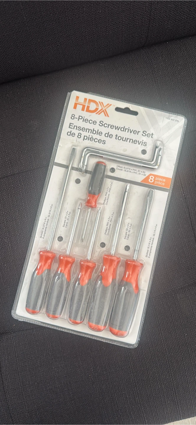 HDX 8-Piece Screwdriver Set