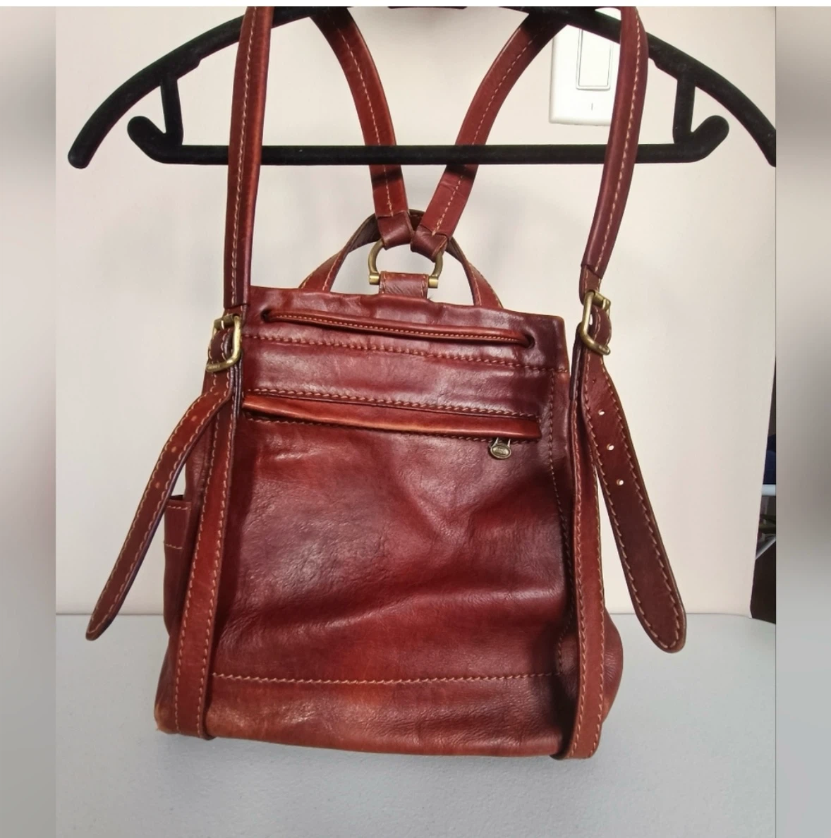 The Bridge Brown Leather Backpack - photo 2
