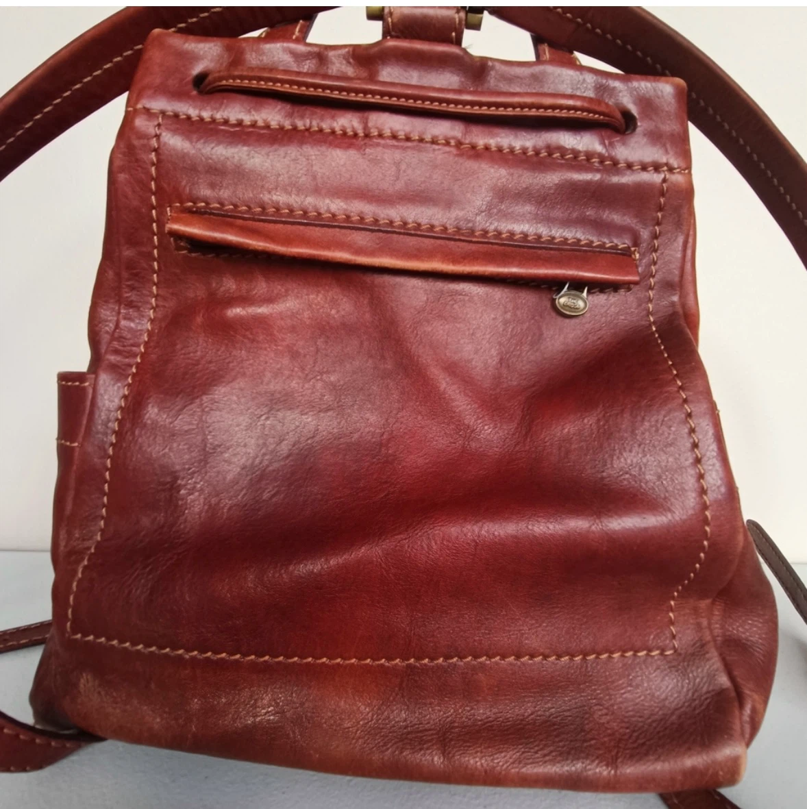 The Bridge Brown Leather Backpack - photo 3