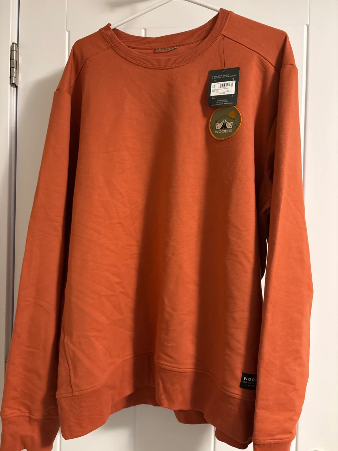 New Woods Lawson Crewneck Sweatshirt - Baked Clay - 2XL