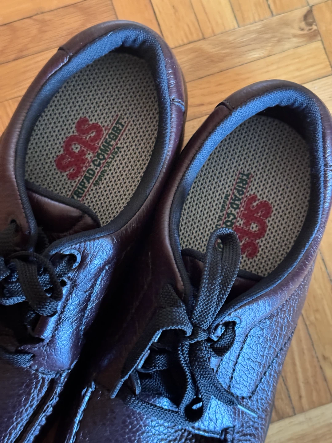 SAS Brown Leather Walking Shoes(size 9) - photo 4