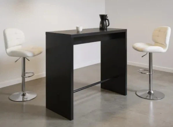 Adjustable White Bar Stool - photo 3