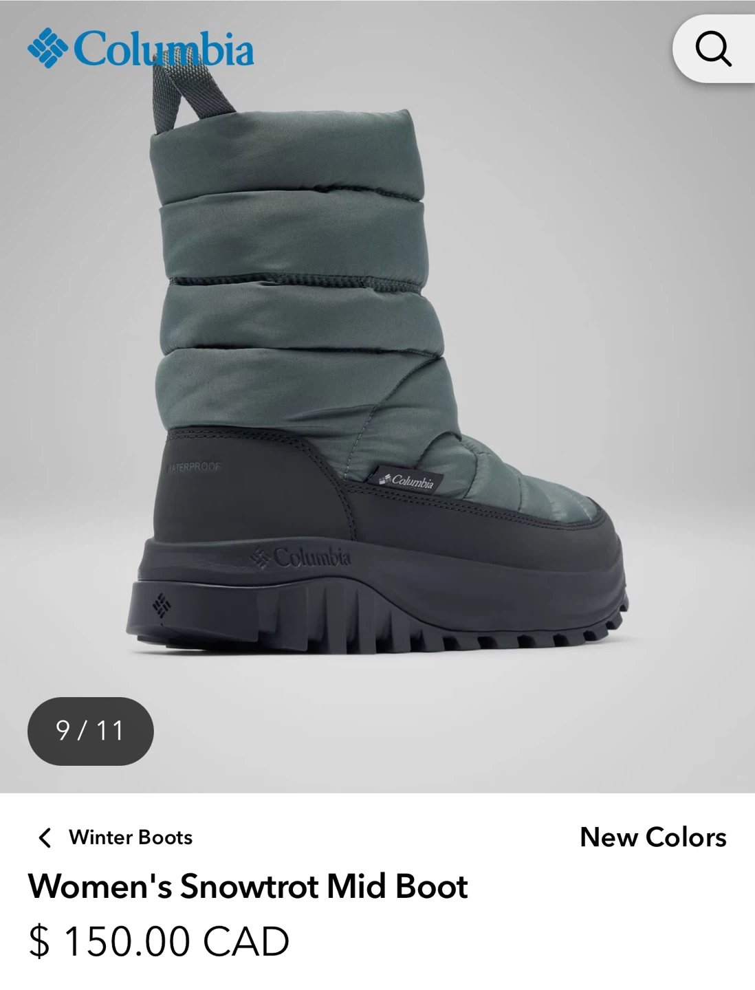 Columbia Women's Snowtrot Mid Boots - Size 7.5 - photo 2