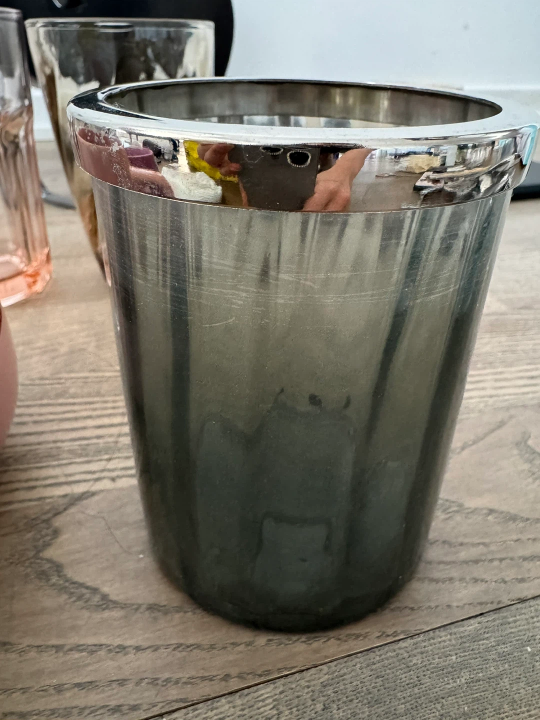 Italian made Ice Green thick glass Holder - photo 2