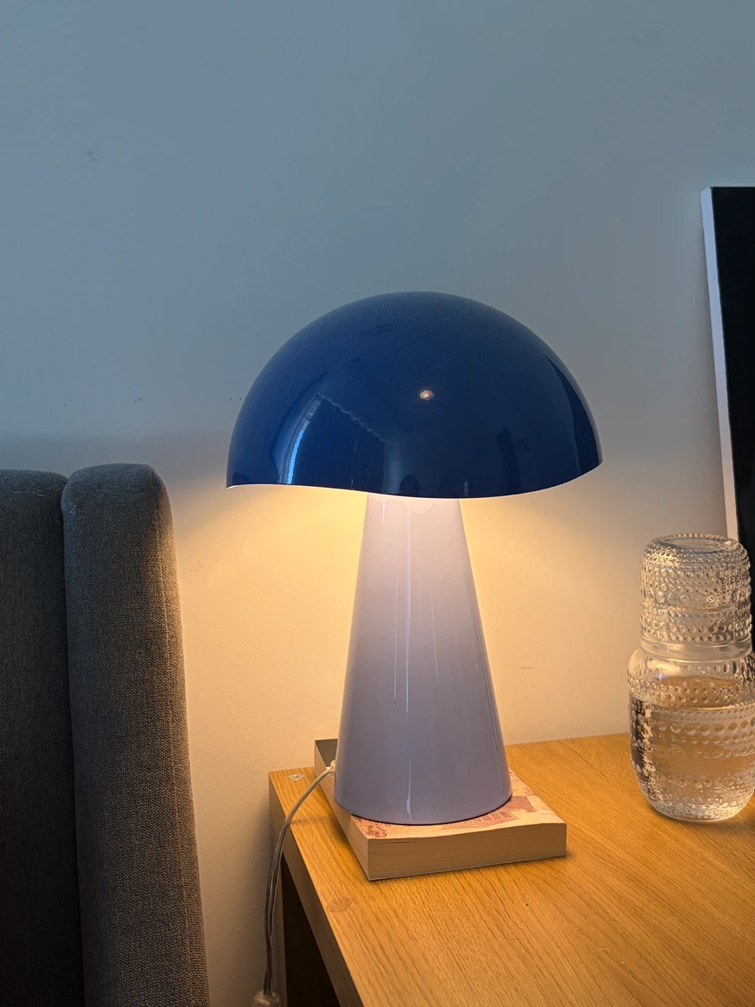 Blue Mushroom Table Lamp