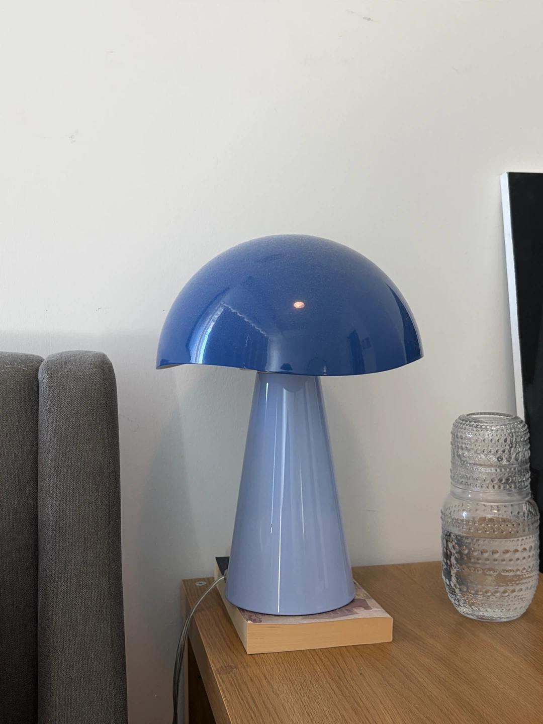 Blue Mushroom Table Lamp - photo 2
