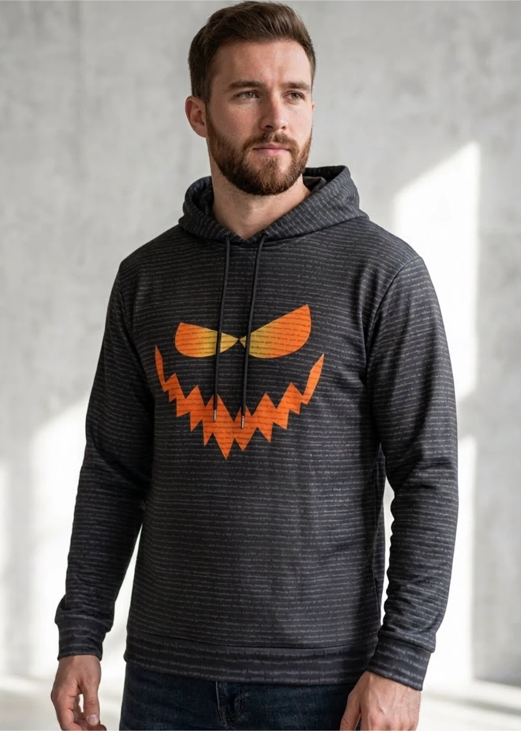 Jack-o-lantern Graphic Hoodie - photo 3