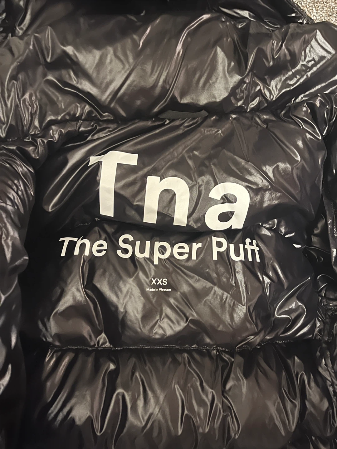 Aritzia TNA The Super Puff™ Down Jacket – Black, XXS – Brand New - photo 2
