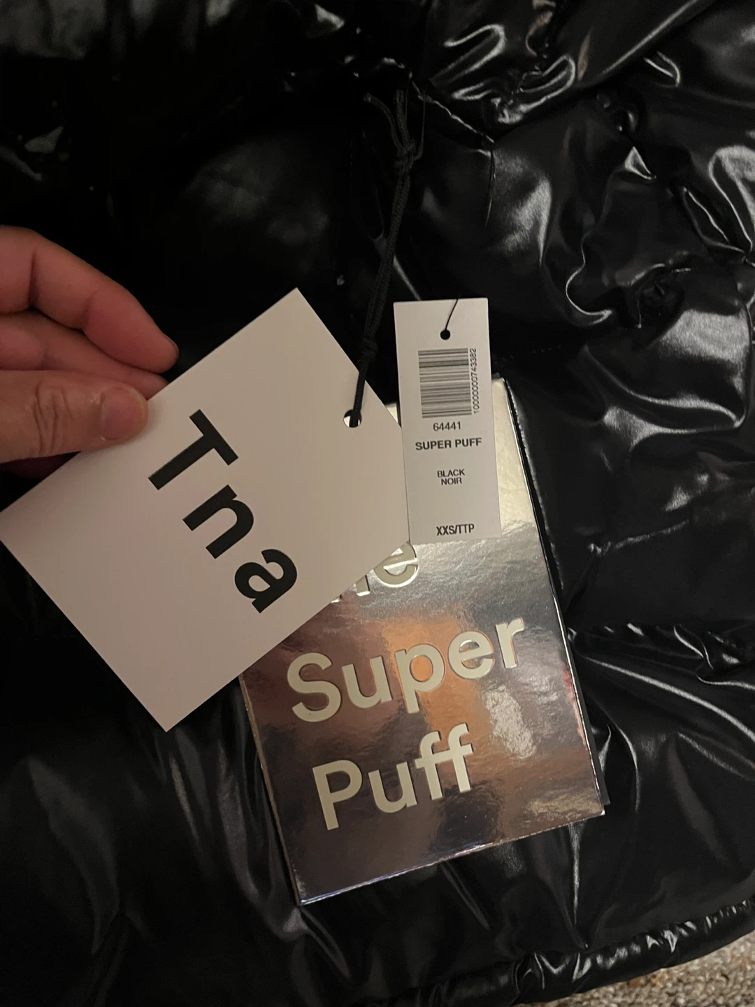 Aritzia TNA The Super Puff™ Down Jacket – Black, XXS – Brand New - photo 3