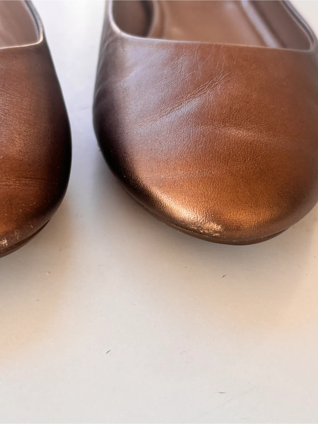 ECCO Bronze Ballet Flats - photo 3