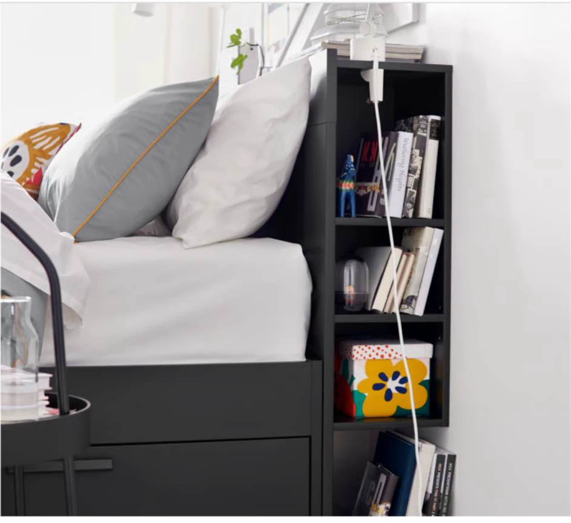 IKEA Queen Headboard with Storage - photo 3