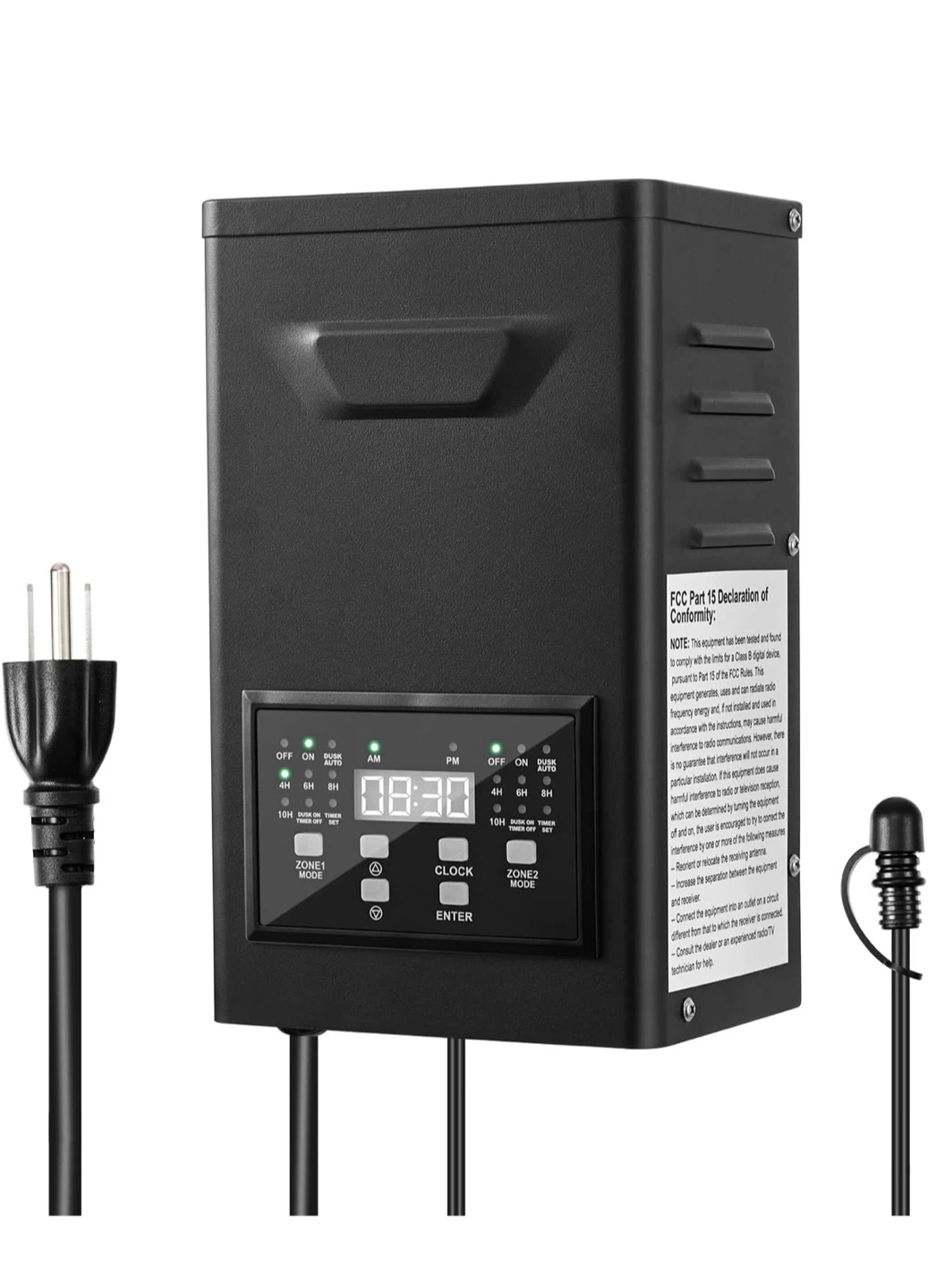 600W Low Voltage Landscape Lighting Transformer