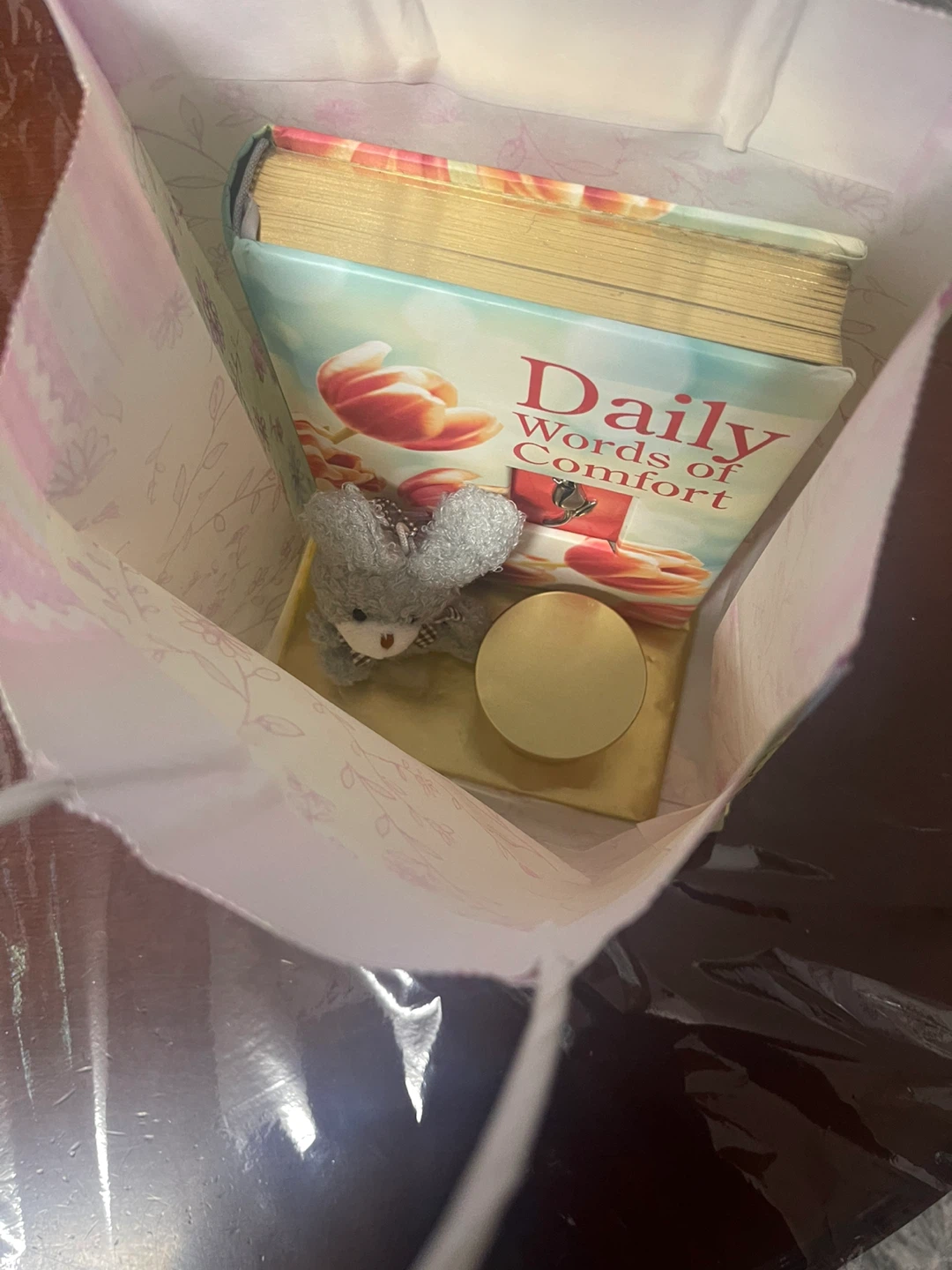 Daily Words of Comfort Book, Candle, and Bunny Gift Set - photo 5