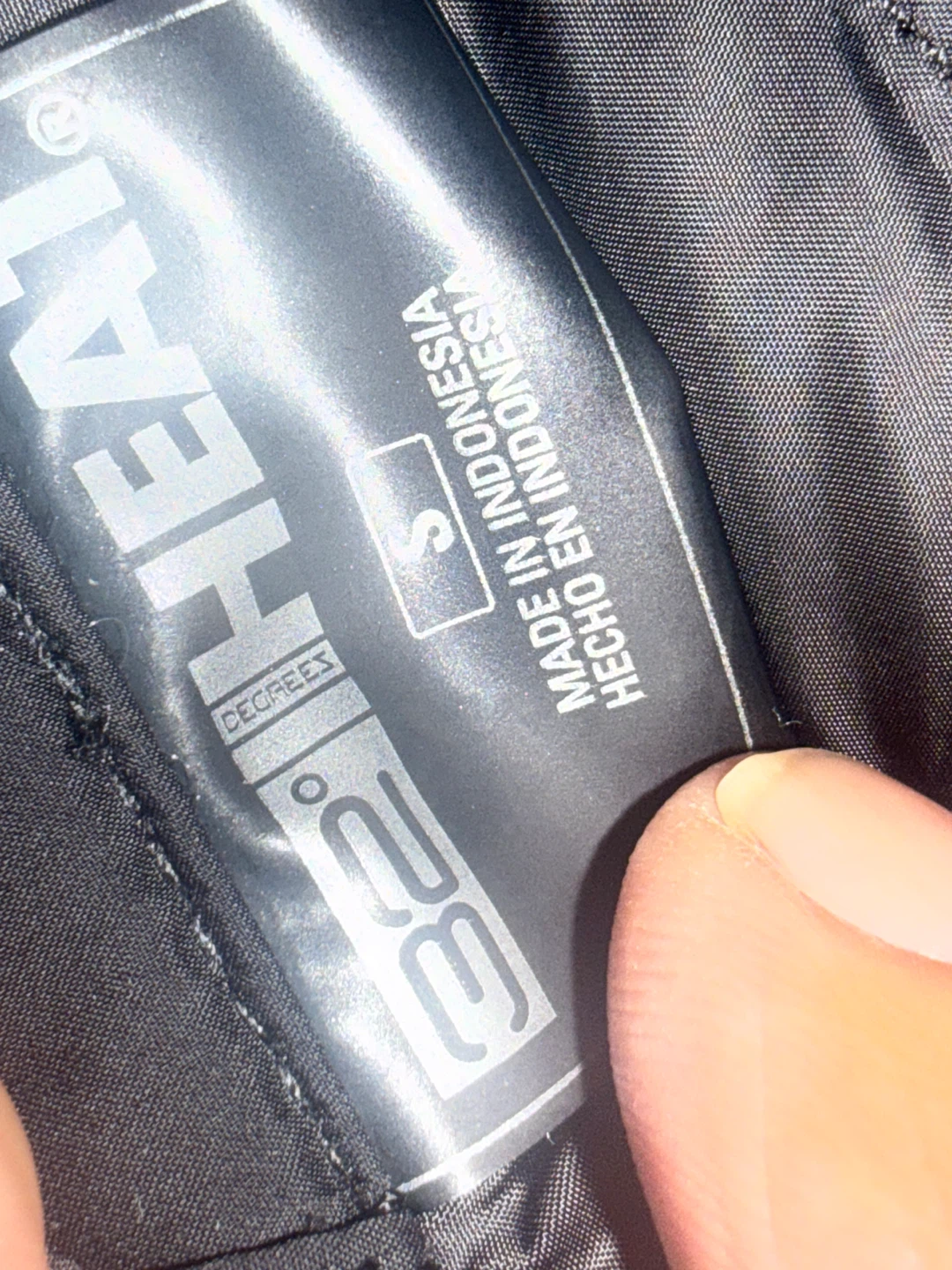 32 Degrees Black Hooded Puffer Jacket Size S - photo 3