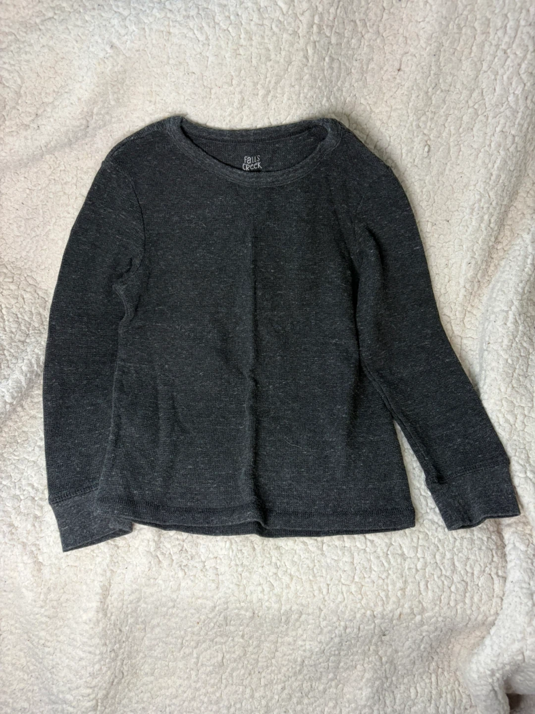 Falls Creek dark gray long sleeve shirt