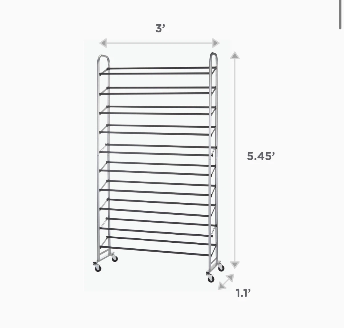Type A Shoe Rack | Shoe Organizer for Closet