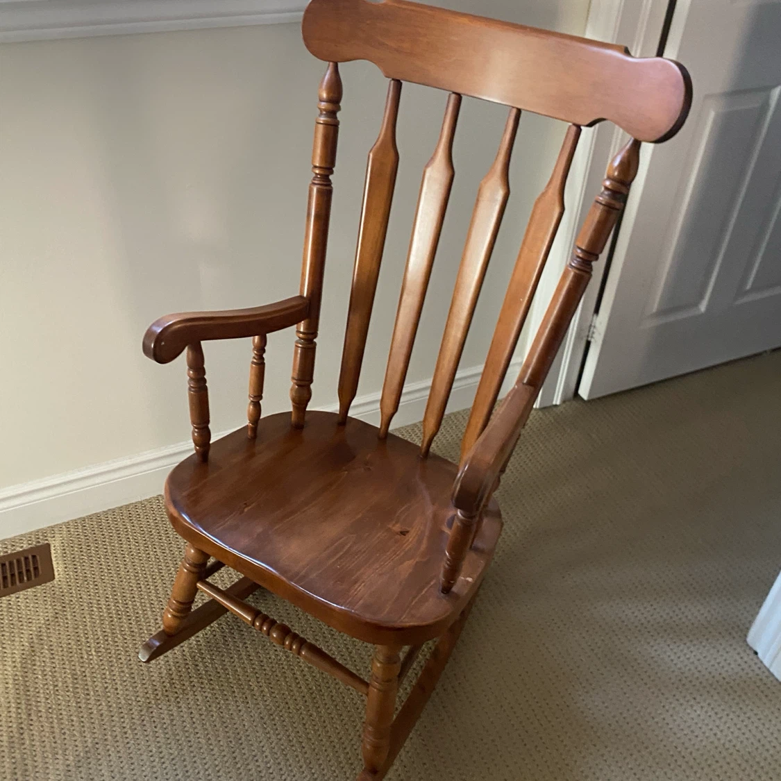 Classic Wooden Rocking Chair - photo 2
