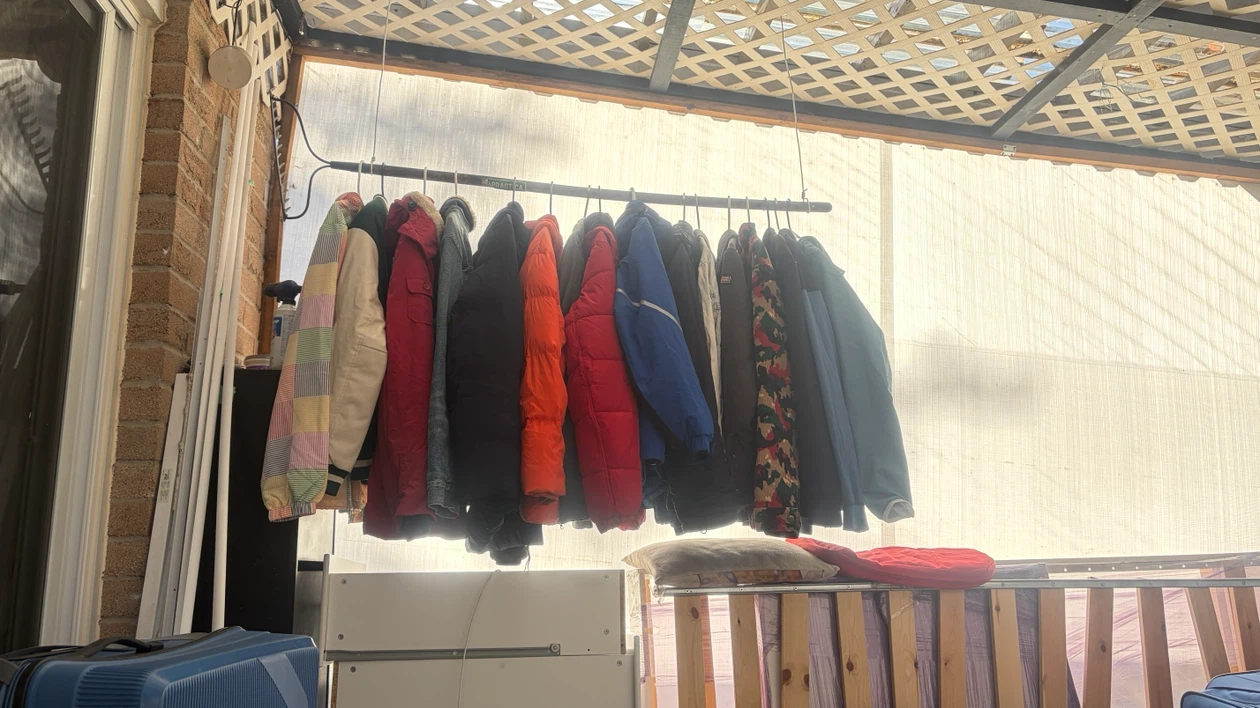 15 jackets and 20 hoodies