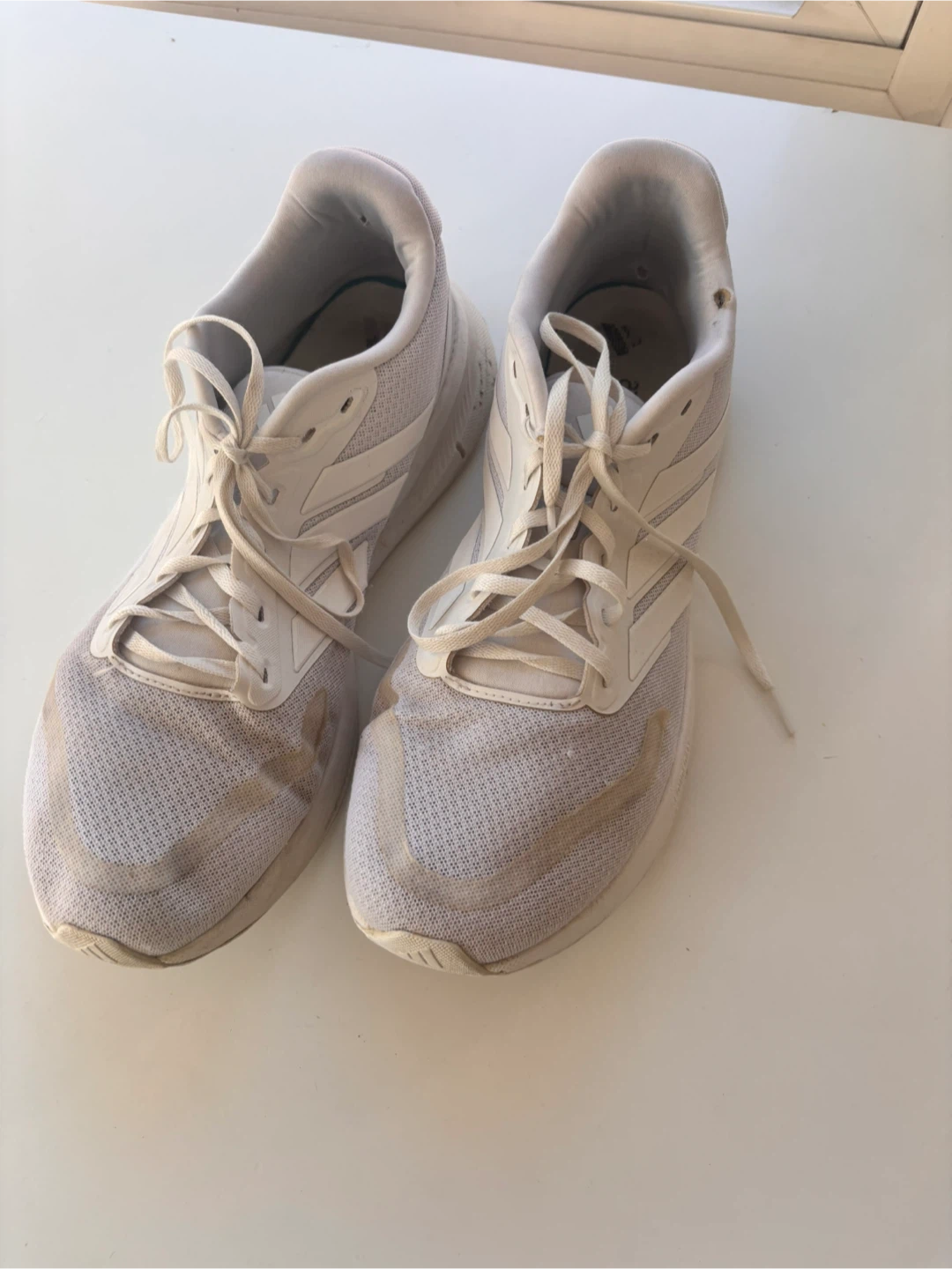 Adidas White Running Shoes Size 11