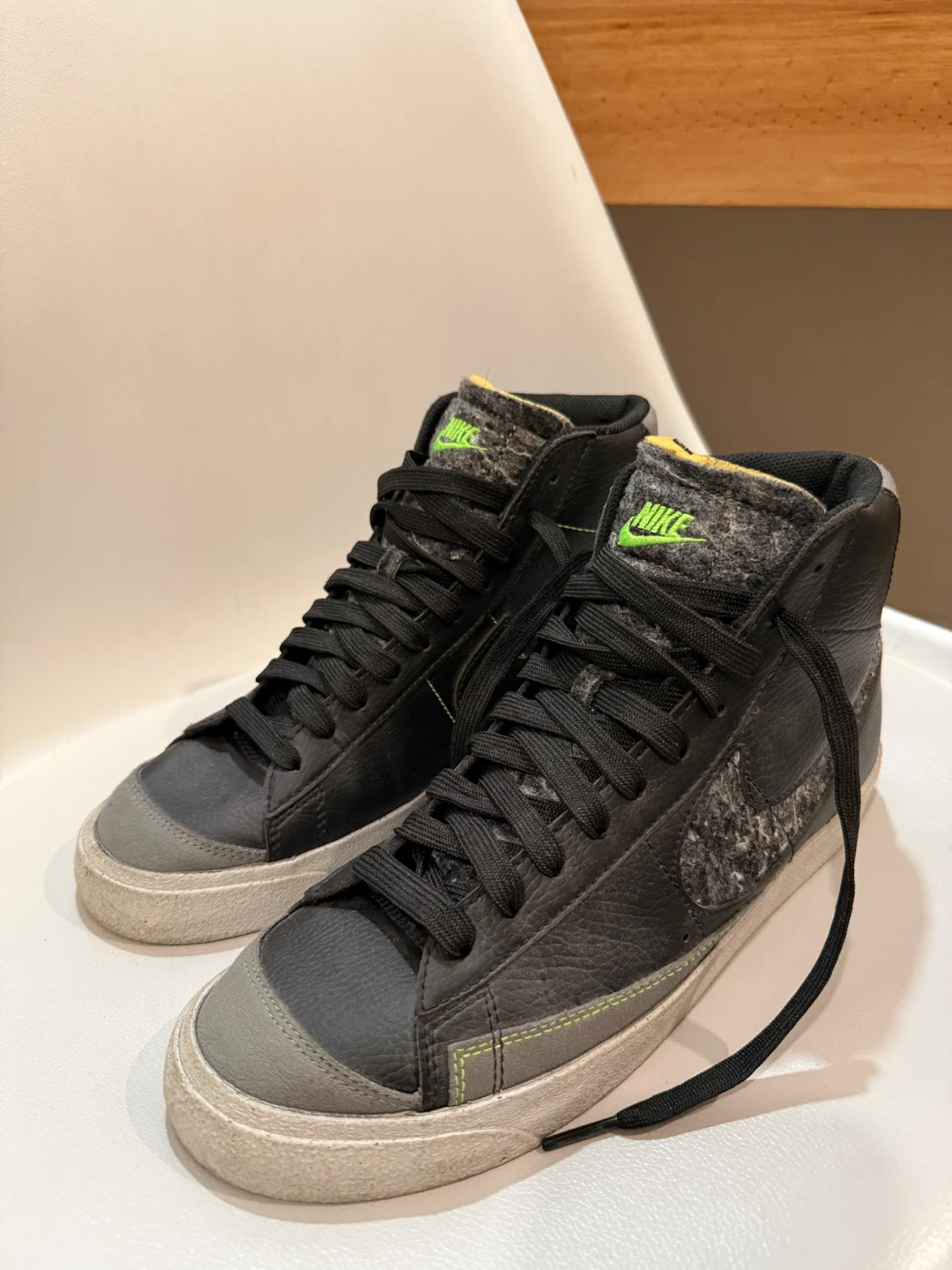 Nike Blazer Mid Black Sneakers - photo 2