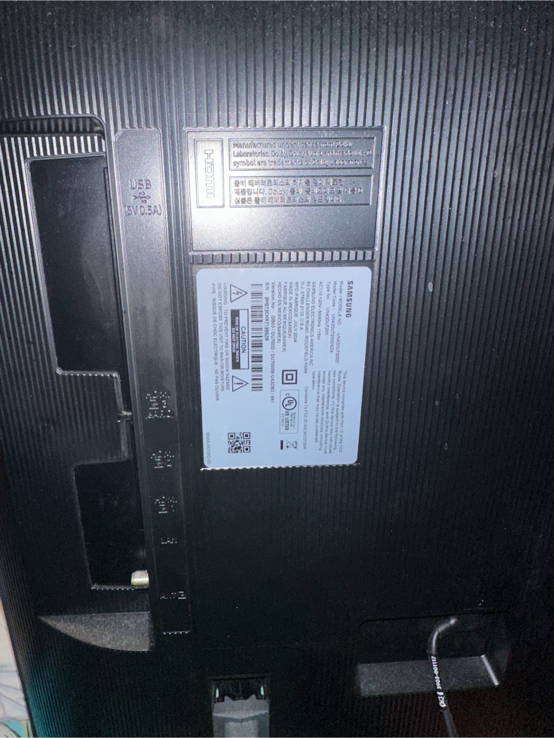 Samsung 43-inch DU7200 Crystal UHD TV - photo 2