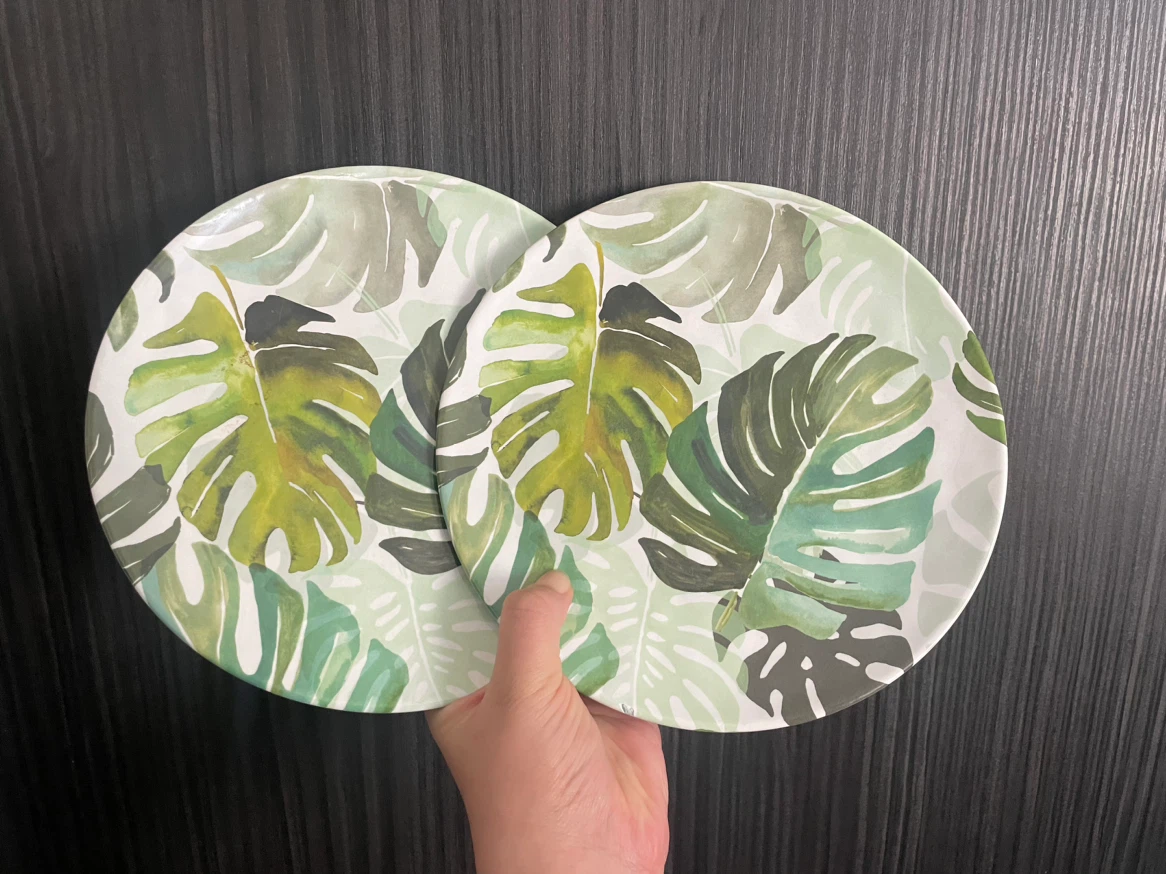 Tropical Leaf Plates