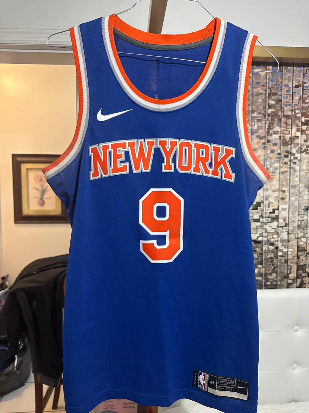 Nike New York Knicks R.J. Barrett Swingman Jersey Size 48