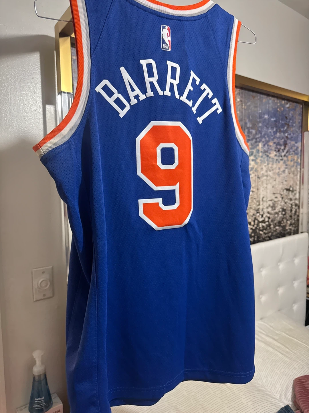 Nike New York Knicks R.J. Barrett Swingman Jersey Size 48 - photo 3