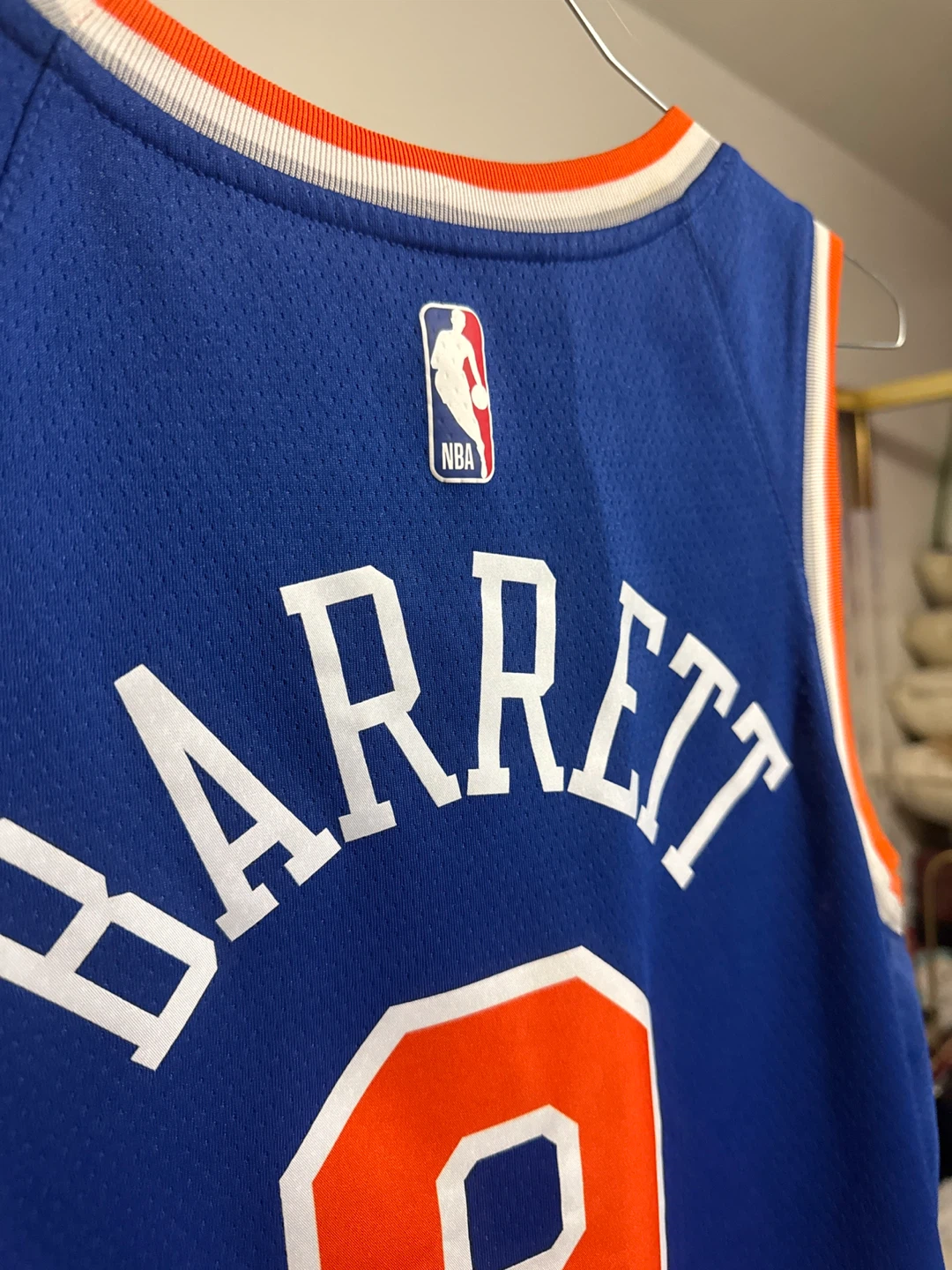 Nike New York Knicks R.J. Barrett Swingman Jersey Size 48 - photo 4