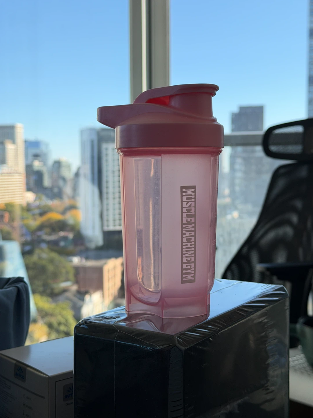 500mL Pink Shaker Bottle