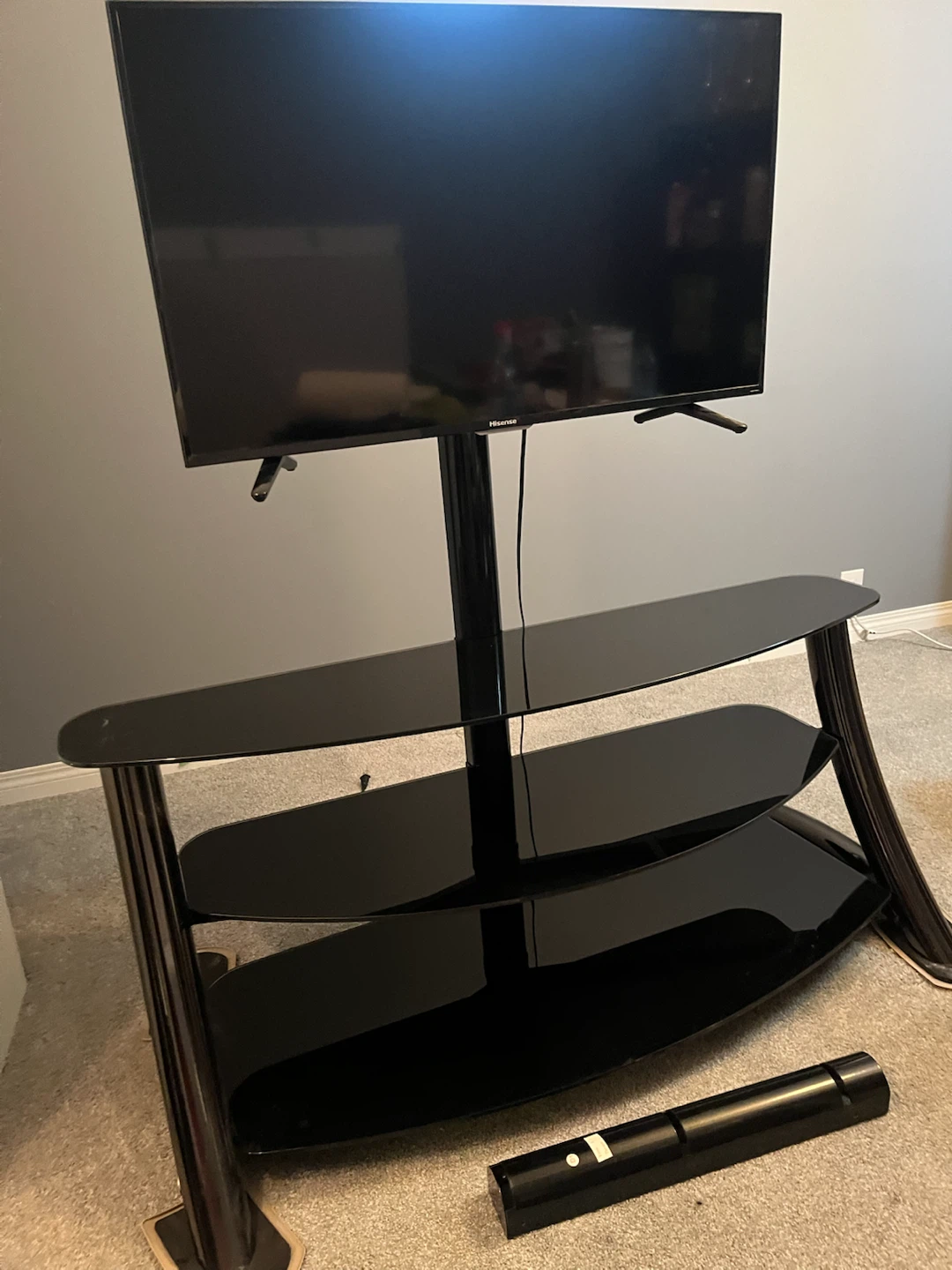 TV - glass and metal