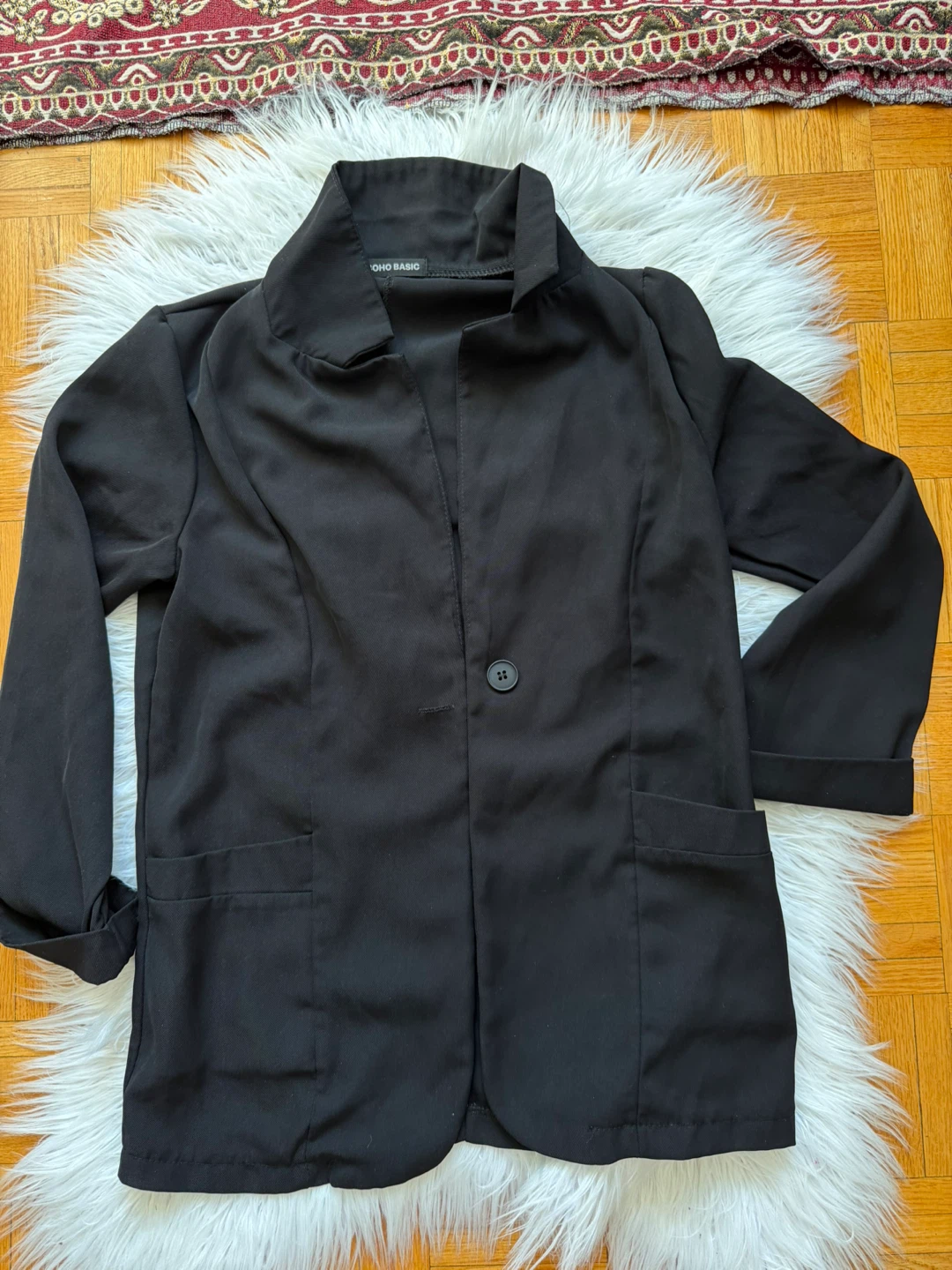 Boho Basic black blazer