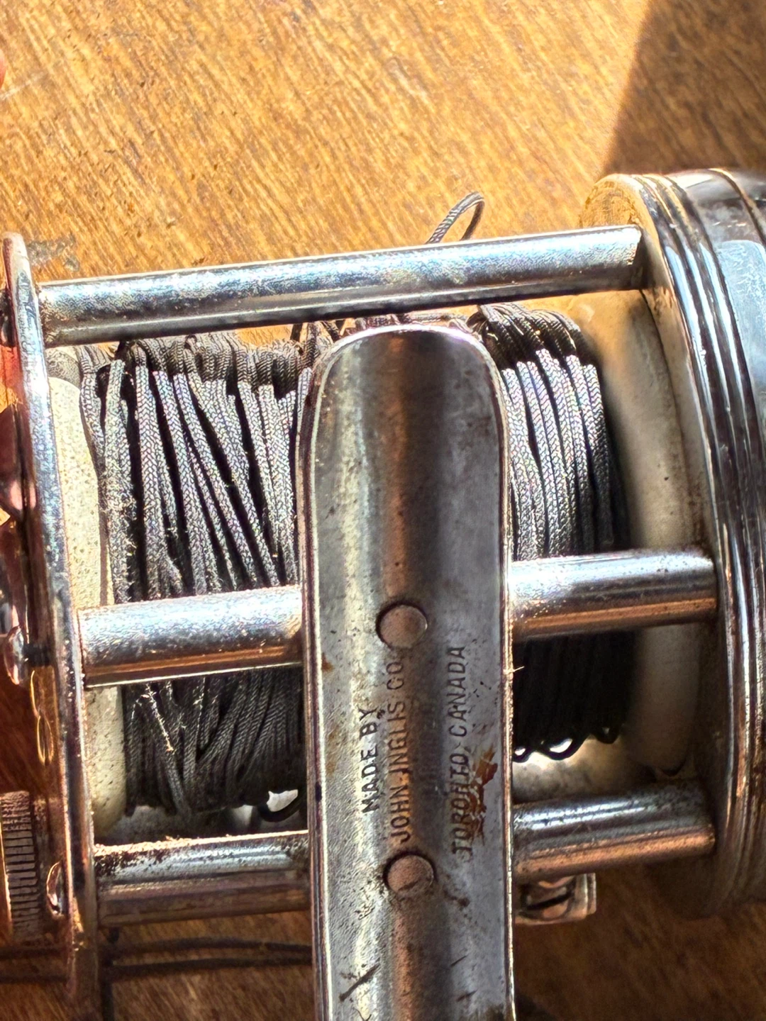 Vintage fishing reel Shakespeare 1920 Wondereel GE INGLIS - photo 4