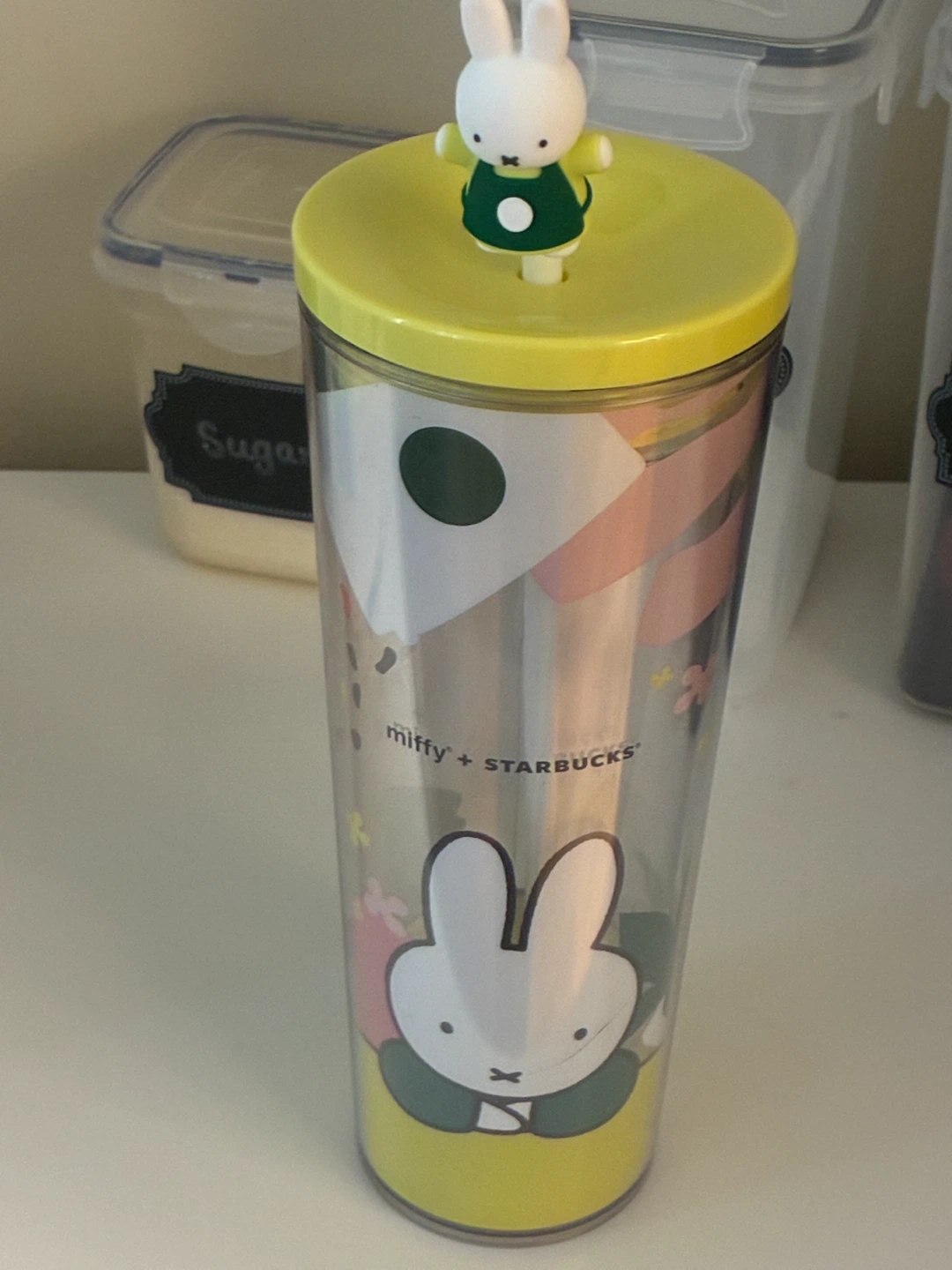 Starbucks x Miffy Yellow Cold Cup Tumbler