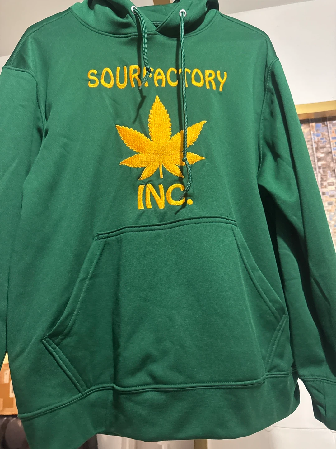 Sourfactory Inc. Green Hoodie size M - photo 2