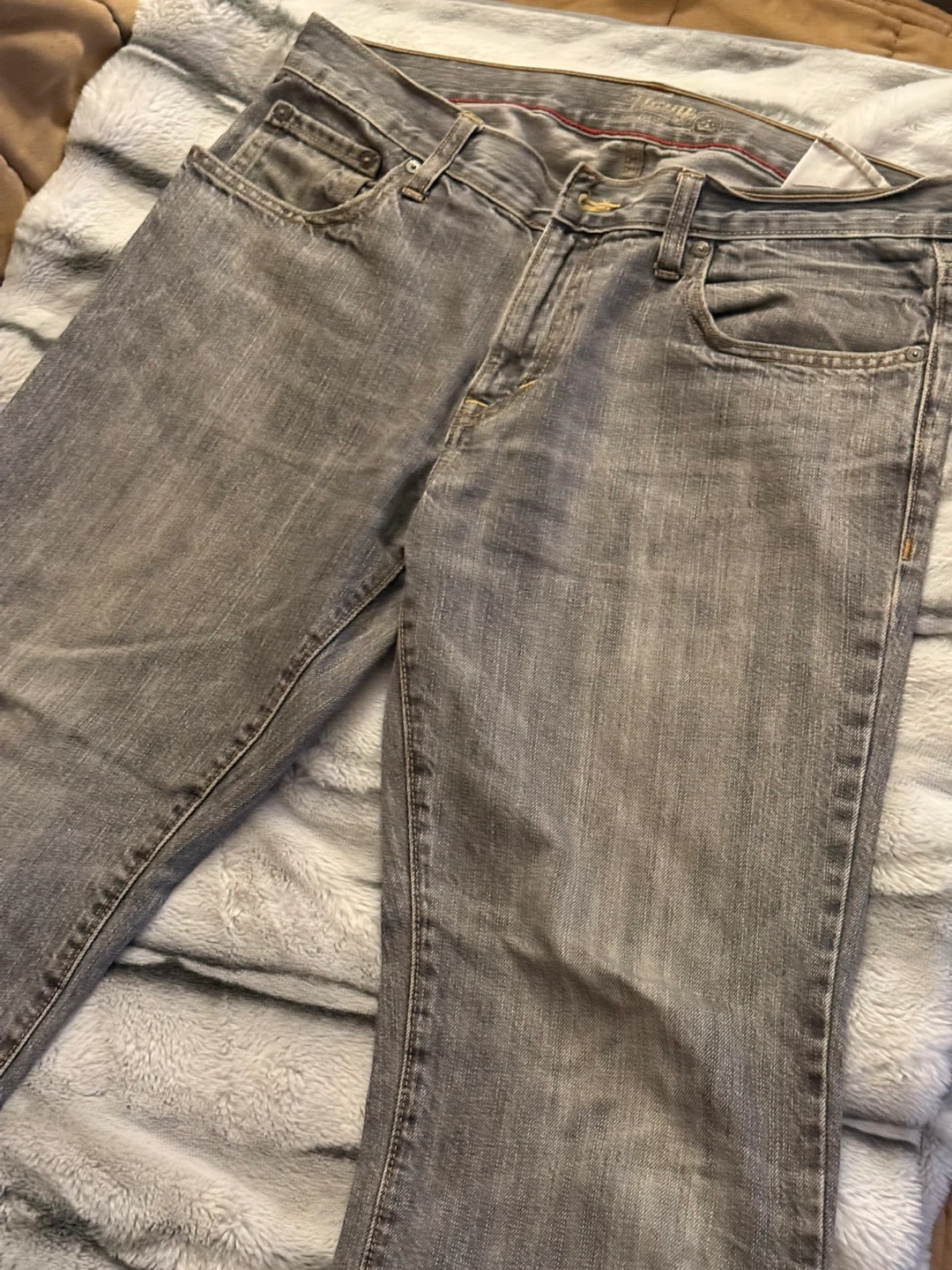 Old Navy Grey Denim Jeans 32x32 - photo 2