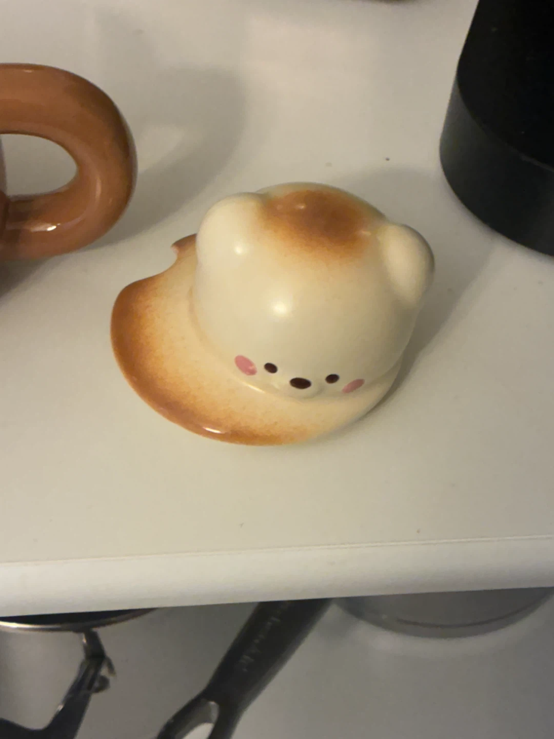 Cute Ceramic Bear Mug with Lid - photo 3