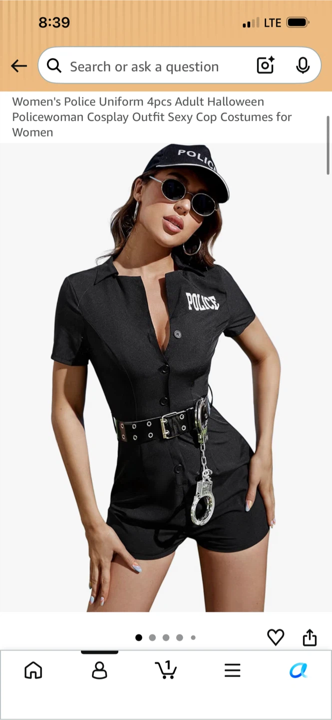 Women's Police Halloween Officer Costume - photo 3