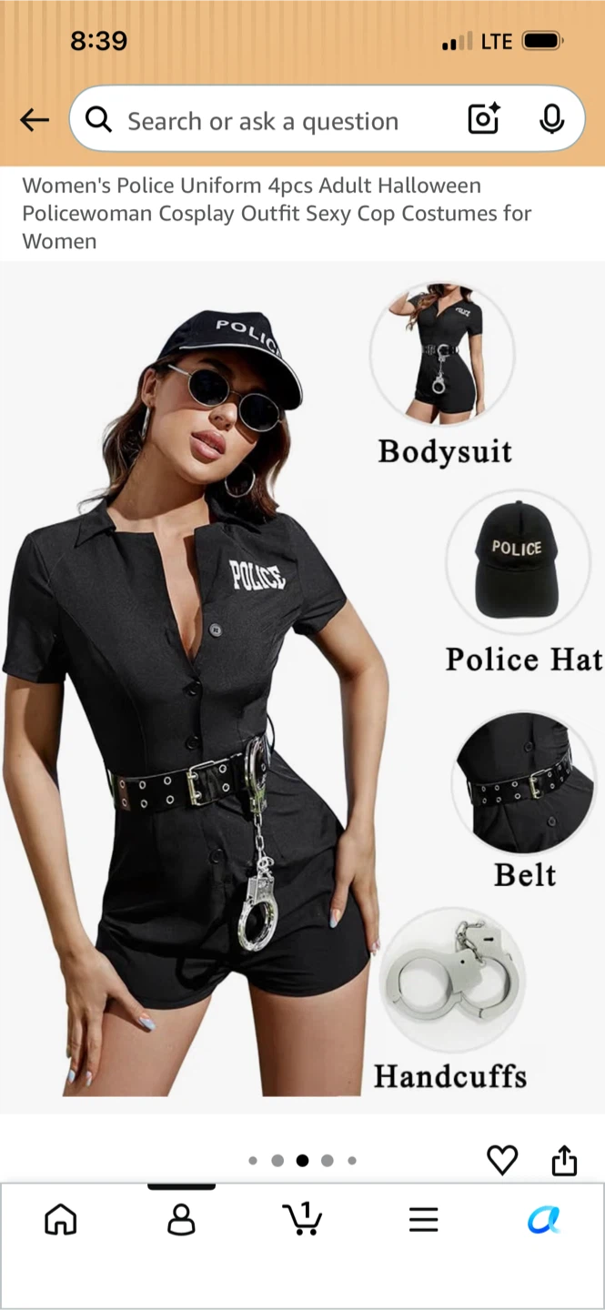Women's Police Halloween Officer Costume - photo 4