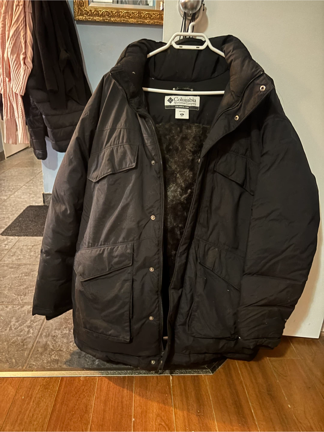 Columbia Men's Black Winter Parka Jacket