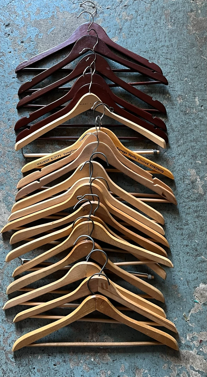Wooden hangers