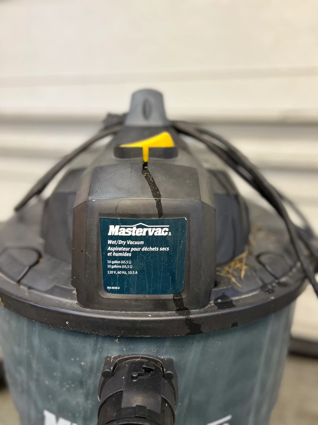 Mastervac 10-Gallon Wet/Dry Vacuum - photo 3