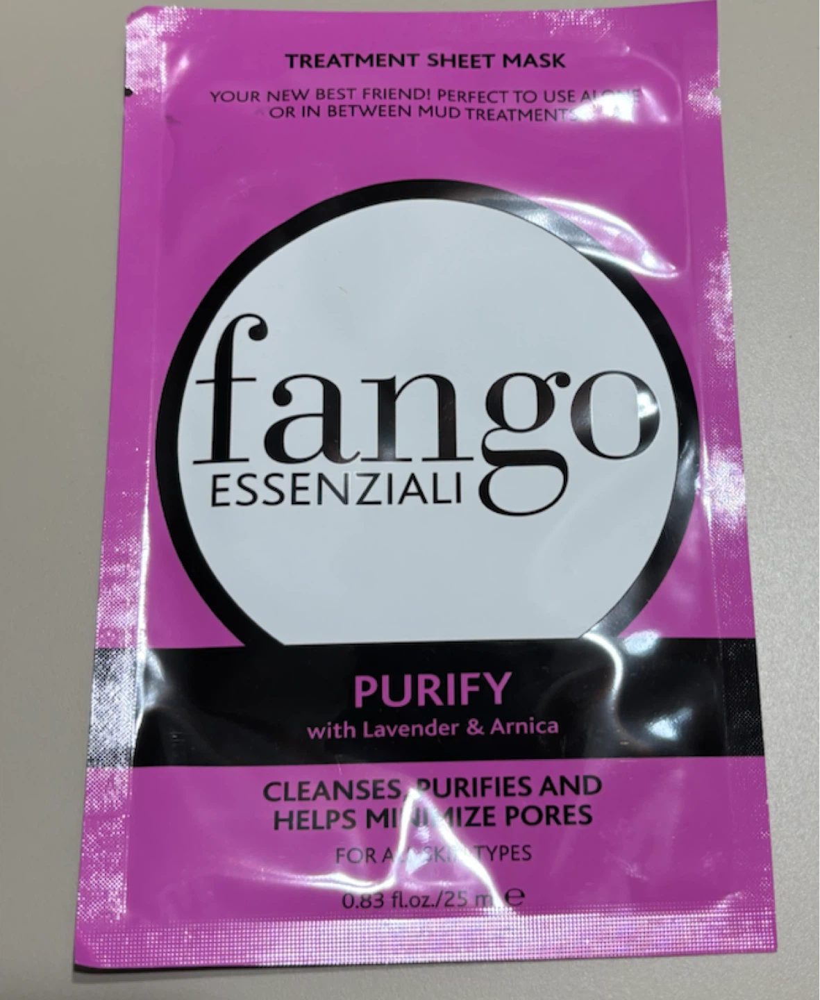 NEW-Fango Essenziali Purify Treatment Sheet Mask