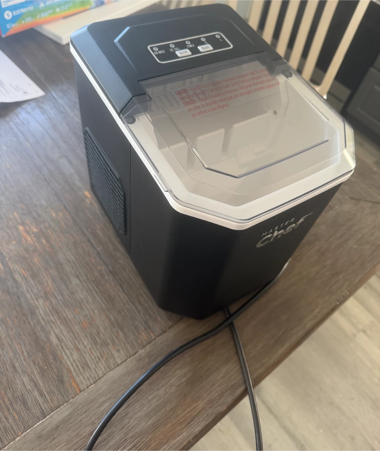 Master Chef Compact Countertop Ice Maker - Black - photo 2