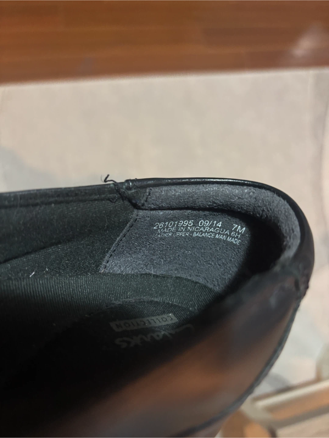 Clarks Collection Black Leather Slip-on Shoes - photo 3