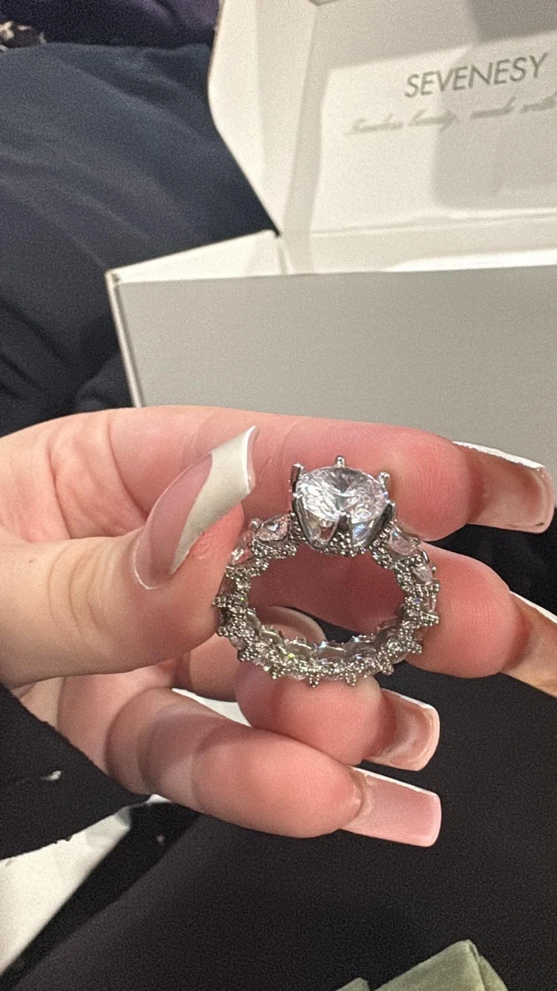 Two Diamond Rings - Sizes 7.5 and 8.5 - photo 4